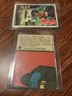 BATMAN TRADING CARD 3A 1966 TOPPS RED BAT THE MENACING MUMMY