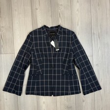 NWT Banana Republic 8 Long & Lean-Fit Machine-Washable Inverted Collar Blazer