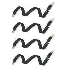 Bed Sheet Clip,Sofa Slipcover Holder,Hold the Sheets Tightly,20" to 78",4 Pie...