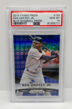 2015 Panini Prizm Ken Griffey Jr. Blue Baseball Prizm PSA 10 SSP RARE! POP 10