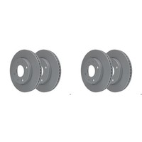 2X ATE Bremsscheiben 257Mm BelÜFtet Vorne Passend FüR Hyundai Coupe Lantra Sonat