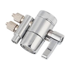 Home Diverter Valve Replacement Connector Faucet Adapter Purifiers Silver