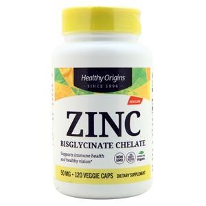 Healthy Origins Zinc Bisglycinate Chelate (50mg)  120 vcaps