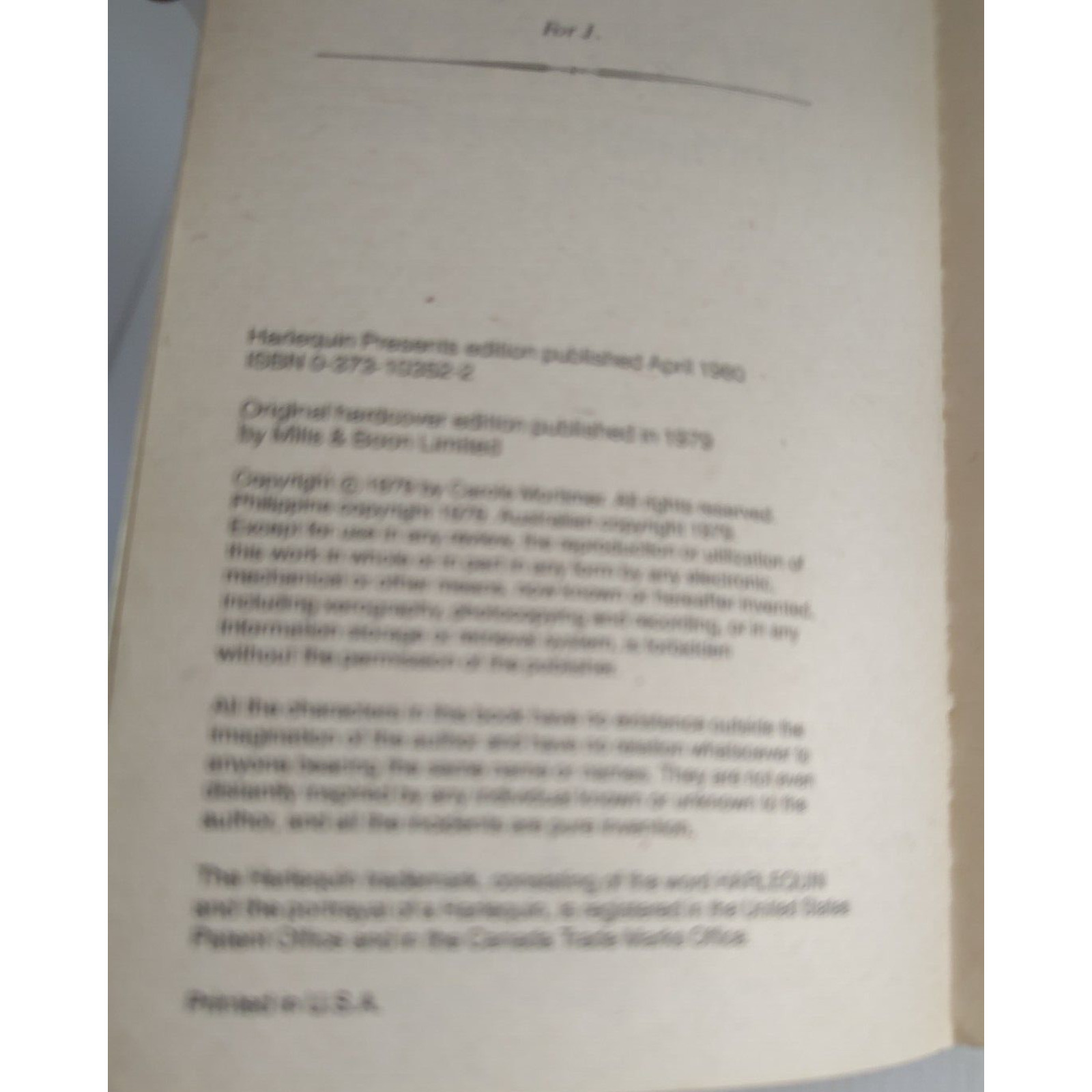 Harlequin Presents Lot/9 Vintage Romance Paperback Novels