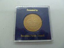 The Queens Golden Jubilee Coin 2002 - Sacriston Parish Council - In Case