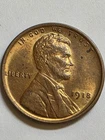 1918 P Lincoln Wheat Penny Cent / All RED  BRILLIANT UNCIRCULATED    RED+++