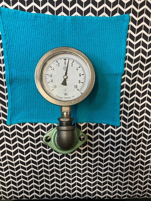 #ad Coat hook Handmade Art Steampunk wall art industrial man cave pressure guage $15.00