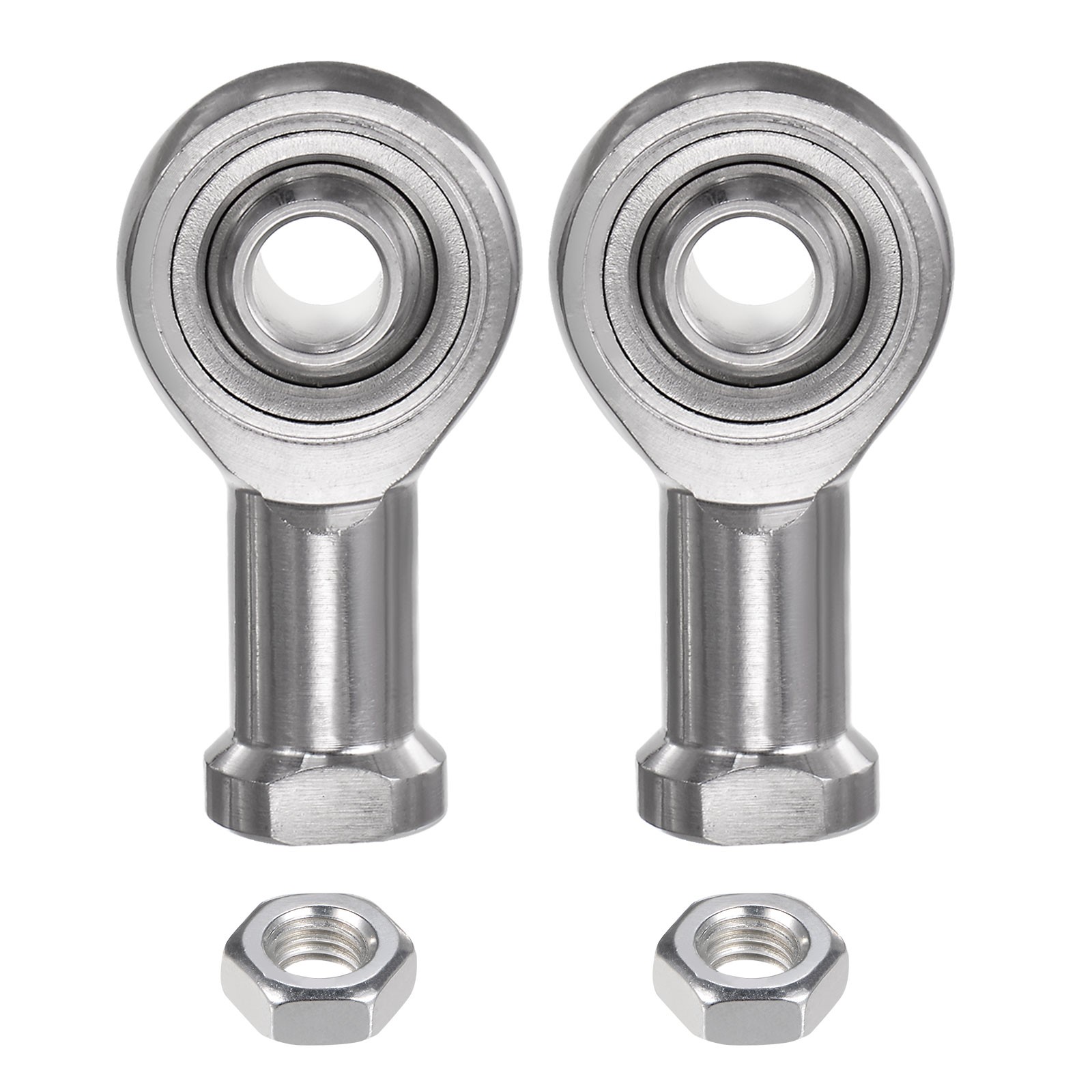2pcs SSI8T/K Female Rod End Bearing M8 Bore and M8x1.25 Right Hand Thread