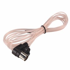 FM Broadcast Antenna 75 Ohm Dipole Indoor T Antenna Aerial Male F-Type4356