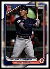 Masataka Yoshida 2024 Bowman #5 Red Sox MLB READ FREE SHIPPING AutographDen