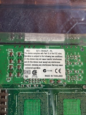 Matrox MGI G2+/DUALP-PL 908-07 Industrial equipment board Graphic Card