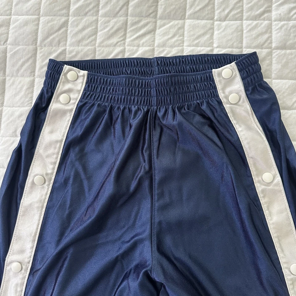 Vintage POLO SPORT RALPH LAUREN Track Pants Mens Large Navy Blue Tear Away Snap - Image 3 of 4
