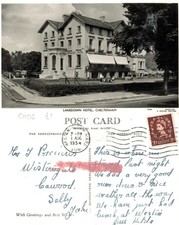 Vintage Postcard - Lansdown Hotel Cheltenham REAL PHOTO POSTED
