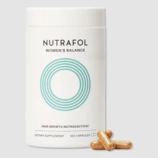 New NUTRAFOL Women's Balance 45+ Clinically Proven Hair Growth Supplement 120 ct
