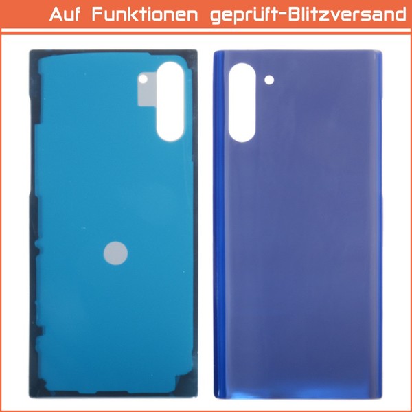 FüR Samsung Galaxy Note 10 SM-N970F Akkudeckel Back Cover Blau-image