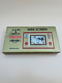 Vintage 1981 Nintendo Game & Watch Octopus OC-22 Wide Screen CIB Grade A MIJ