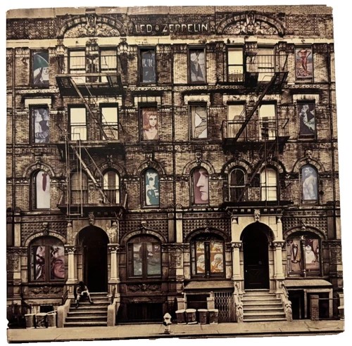 Led Zeppelin Graffiti SS2-200 Stereo Swan Insert Vintage 1975 LP 2-Record Set NM