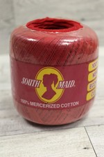 South Maid 100 Mercerized Cotton Thread - 350 Yards - Victory Red - D-54 - New