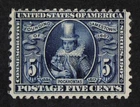 CKStamps: US Stamps Collection Scott#330 5c Mint H OG Tiny Thin