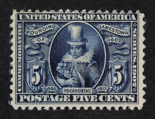 CKStamps: US Stamps Collection Scott#330 5c Mint H OG Tiny Thin