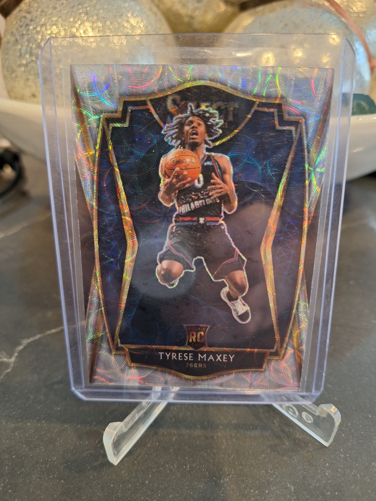 2020 Panini Select #174 Tyrese Maxey Scope RC Sixers