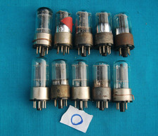 10 x Vintage Brimar 6J5GT Triode Valves