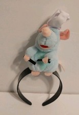 Disney RATATOUILLE CHEF REMY MOUSE EARS HEADBAND HAIR CLIPS HAT Hairband New