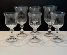 6 Mikasa French Countryside Crystal Iced Tea / Water