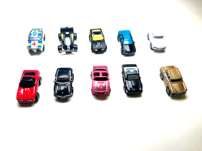 Micro Machines verschiedene gemischte 90er Jahre Fahrzeuge x 10