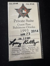 1993 MLB All Star Game Private Suite Guest Pass 17 HOFers + BARRY BONDS #2014