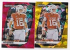 Arch Manning 2025 PANINI PRIZM RATED PROSPECT RED & GOLD ICE PRIZM LOT #166