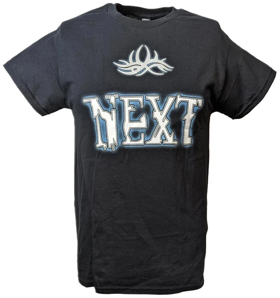Wrestling Entertainment Bill Goldberg Blue Next Logo Black T-shirt
