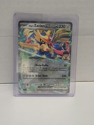 Pokemon Journey Together Hop's Zacian ex 111/159 | eBay