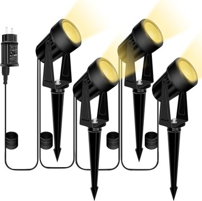 LED Gartenstrahler 600LM DC 27V 4 Stück Bodenstrahler