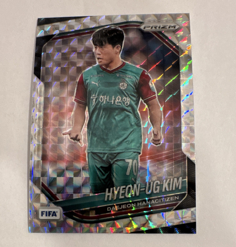 Panini 2025-26 Prizm FIFA Soccer Prizm Silver #38 Hyeon-Ug Kim Daejeon