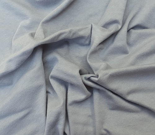 Cotton Fabric Jersey Knit by the Yard Frost Gray 8/16 #115 T Shirt Moby Wrap - Picture 3 of 11