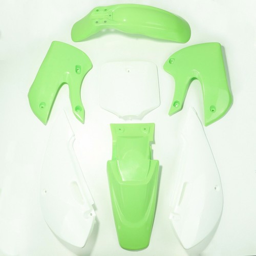 Plastic fenders+Fuel Tank+Seat For KLX110 KX65 Suzuki DRZ110 RM65 Pit Dirt Bike - Picture 3 of 9