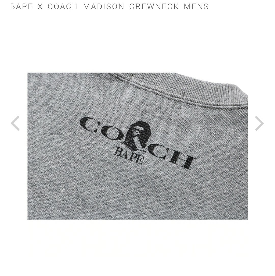 APE × COACH crewneck shirt s-l400.jpg