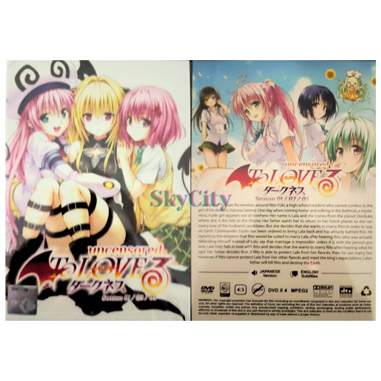 Dvd To Love Ru ( Season 1 2 3 4 ) Uncensored and 50 similar items