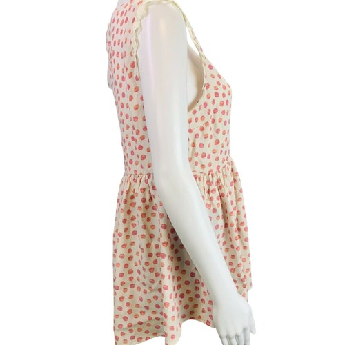NEW LC Lauren Conrad Womens Top Stardust Blouse Lace Trim Pink Flower Size M - 第 6/10 張圖片