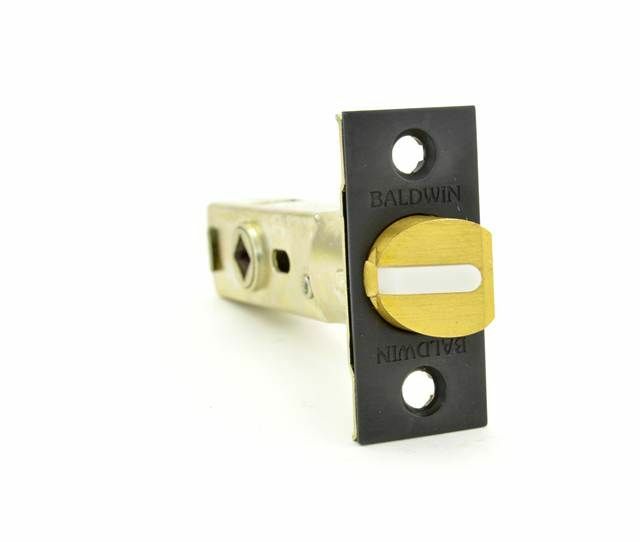 Baldwin 5510.112.P Tubular Privacy Knob Latch, Bronze eBay