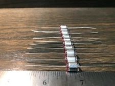 (Lot of 10) NOS Mial Polystyrene Capacitors 3300pf 160v Film/Foil type for Audio