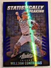 2022 Panini Absolute Statistically Speaking Spectrum Blue /149 Willson Contreras