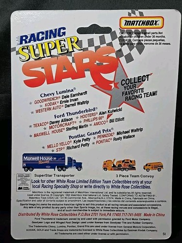 Matchbox Racing Superstars #3 Dale Earnhardt Goodwrench 1992 MB 221/SP - Picture 2 of 6