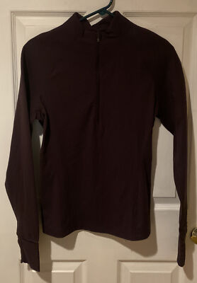 NWT Lululemon Toasty Tech 1/2 Zip Long Sleeve SZ BCHR Black