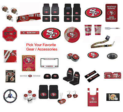 Brand New NFL San Francisco 49ers Pick Your Gear / Accessories