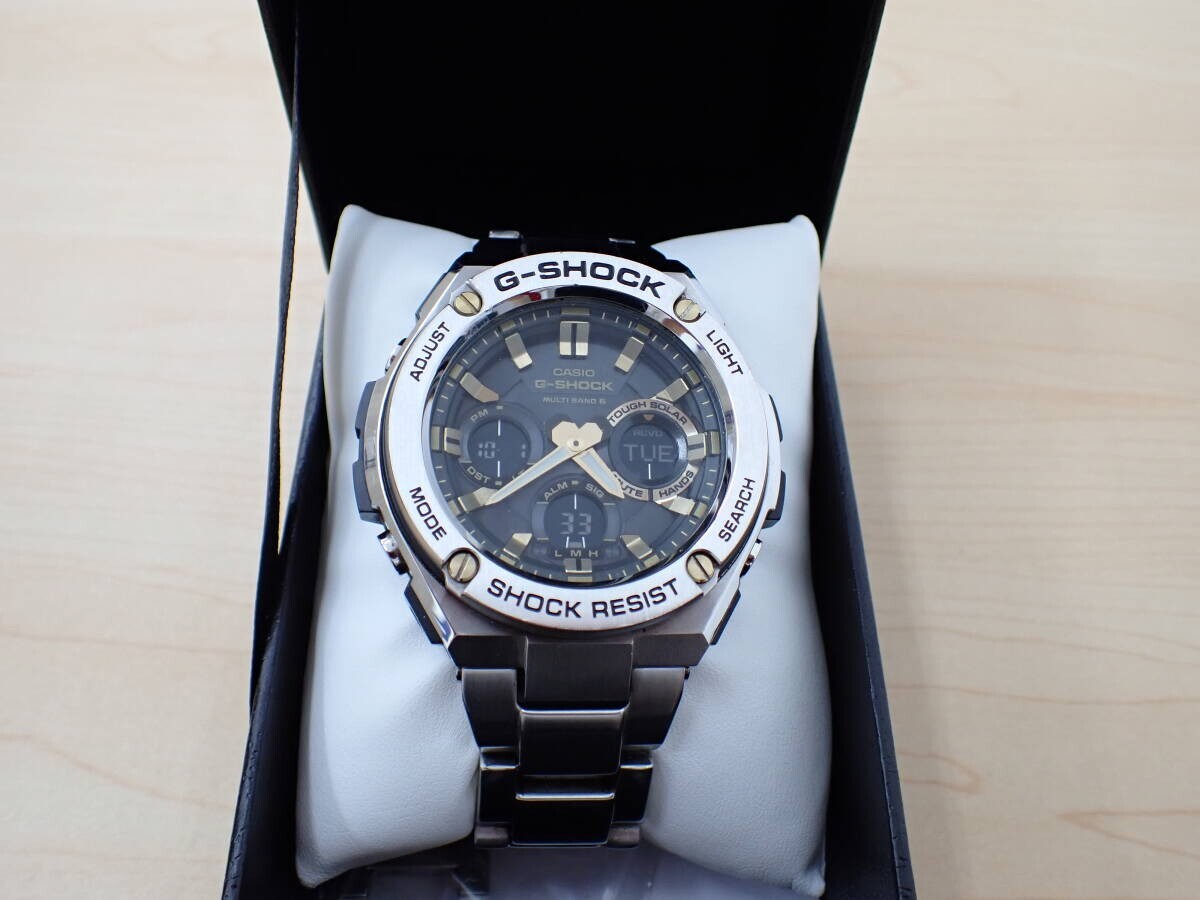 CASIO G-SHOCK Men'sWristwatch GST-W110D-1A9JF G-STEEL radio CASIO G-SHOCK Men'sWristwatch GST-W110D-1A9JF G-STEEL radio