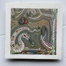 Jesse Patrick Allen- Snake and cactus serigraph, signed