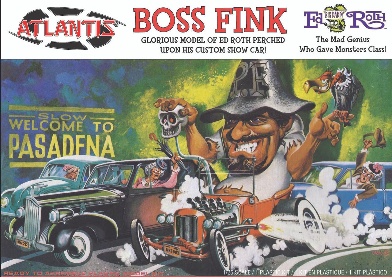 BOSS FINK 1/25 SCALE by Atlantis Big Daddy Ross mint in box AWESOME eBay