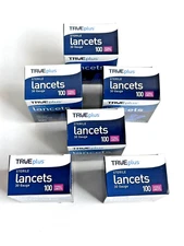 TruePlus Sterile Lancets 30 Gauge 100 Lancets (6 Boxes)